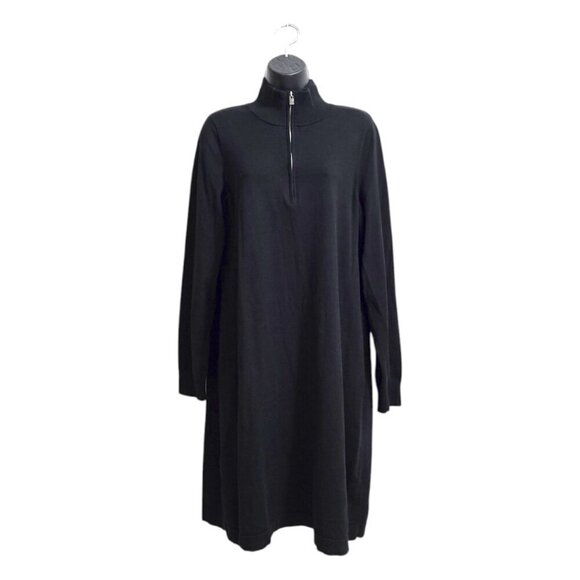 Tommy Bahama Black Quarter Zip Pickford Dress Sz XL - Picture 1 of 8